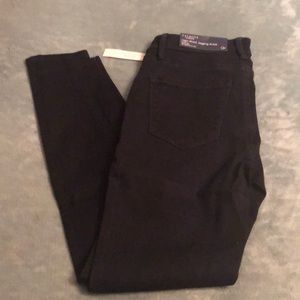 Talbots Dark Denim High waist jegging ankle 0pNWT